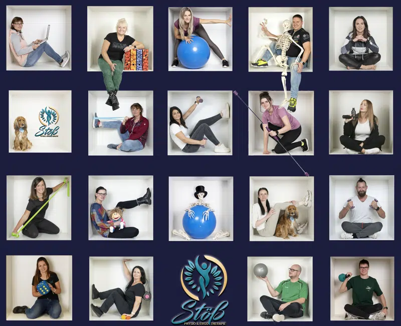 Das Mitarbeiter Team der Physio- und Ergotherapie Stöß in Oelsnitz