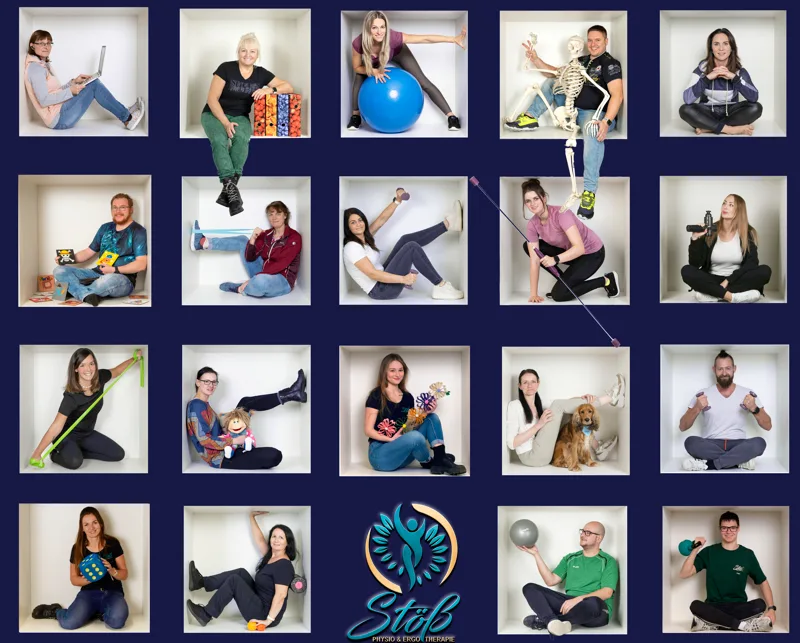 Das Mitarbeiter Team der Physio- und Ergotherapie Stöß in Oelsnitz